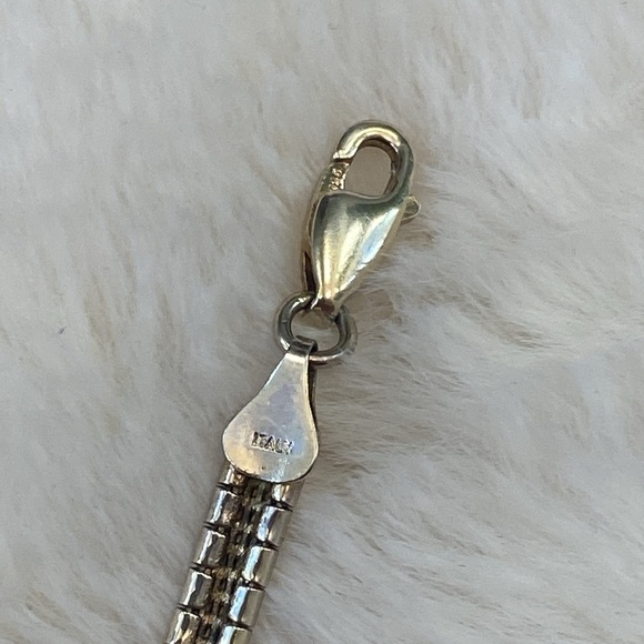 Tri-Color gold Over Sterling Bracelet - Picture 4 of 7